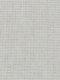 Oatmeal/White 100% Linen Novelty Grid Weave Shirt Weight Woven 60W