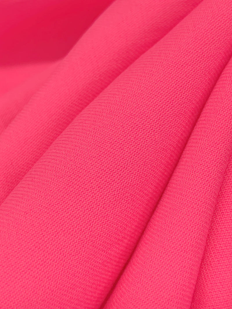 Brink Pink Rayon/Polyester Twill Suiting - Imported From Italy - The SEI - 58W