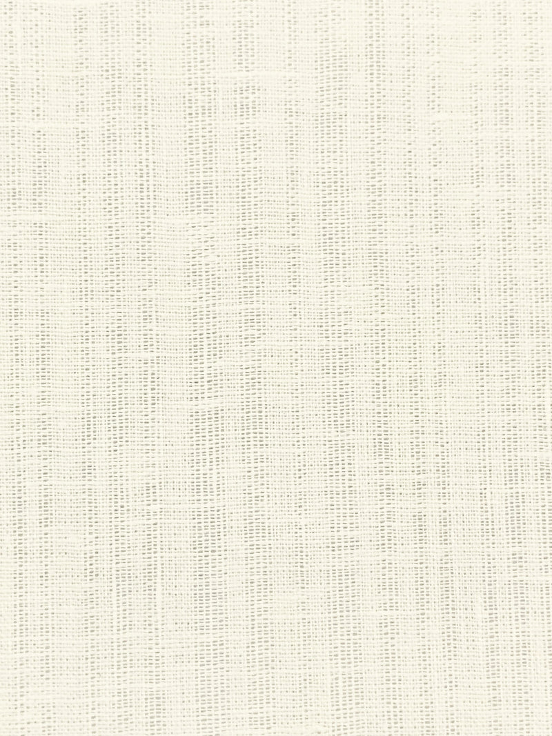 Ivory 100% Linen Vertical Leno Weave Stripe Midweight Woven 58W