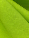 Vivid Lime 100% Linen Midweight Woven 56W