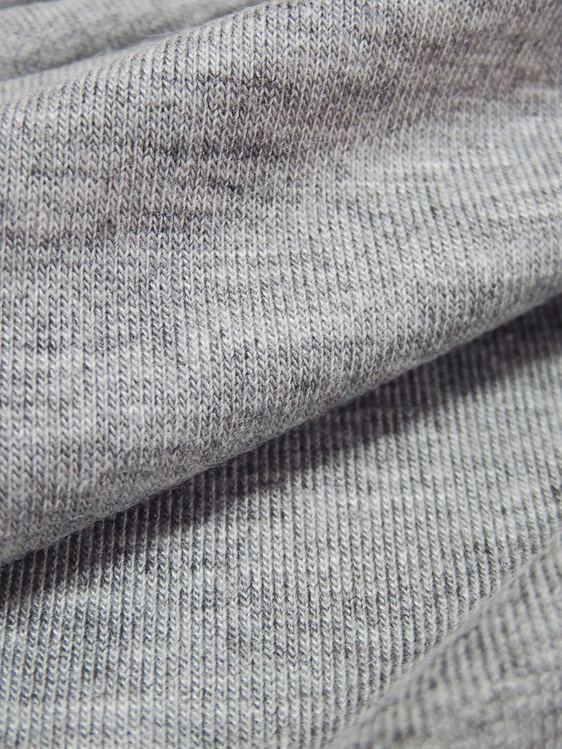 Heathered Aluminum Gray Rayon/Lycra Jersey Knit 58W