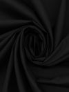 Onyx Black 100% Cotton Shirting 58W
