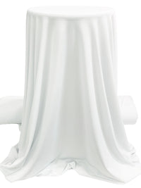 Classic White Polyester/Lycra Crepe ITY Knit 60W