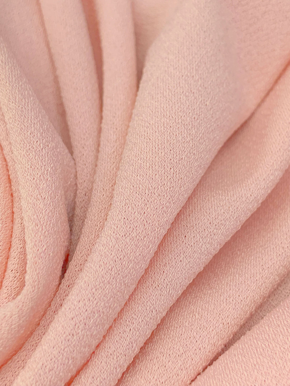 Champagne Pink Polyester/Lycra Crepe ITY Knit 59W