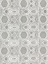 Fieldstone Gray/White 100% Cotton Abstract Print Lawn - LA Designer - 44W