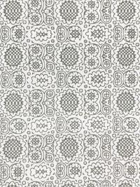 Fieldstone Gray/White 100% Cotton Abstract Print Lawn - LA Designer - 44W