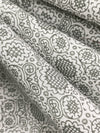 Fieldstone Gray/White 100% Cotton Abstract Print Lawn - LA Designer - 44W