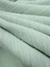 Dark Italian Ice Cotton/Lycra Textured Double Knit 58W