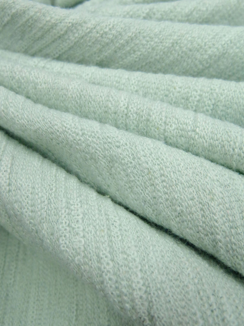 Dark Italian Ice Cotton/Lycra Textured Double Knit 58W