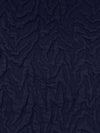 Navy Polyester/Lycra Abstract Zig Zag Textured Double Knit - NY Designer - 42W