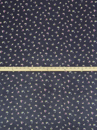 Midnight Navy/Dark Orchid Purple/Lemon/Multi 100% Polyester Sailboat Print Chiffon 58W