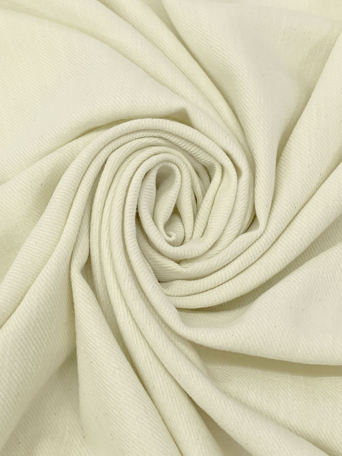 Antique Off-White 100% Wool Brushed Suiting - NY Designer - 58W