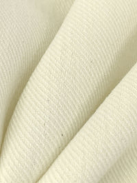 Antique Off-White 100% Wool Brushed Suiting - NY Designer - 58W