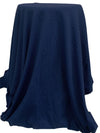 Admiral Blue Polyester/Lycra Carrot Chop Jacquard Double Knit - NY Designer - 48W