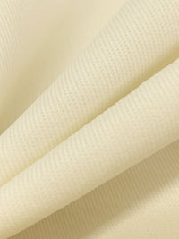 Muted Cream 100% Cotton Corduroy - NY Designer - 58W