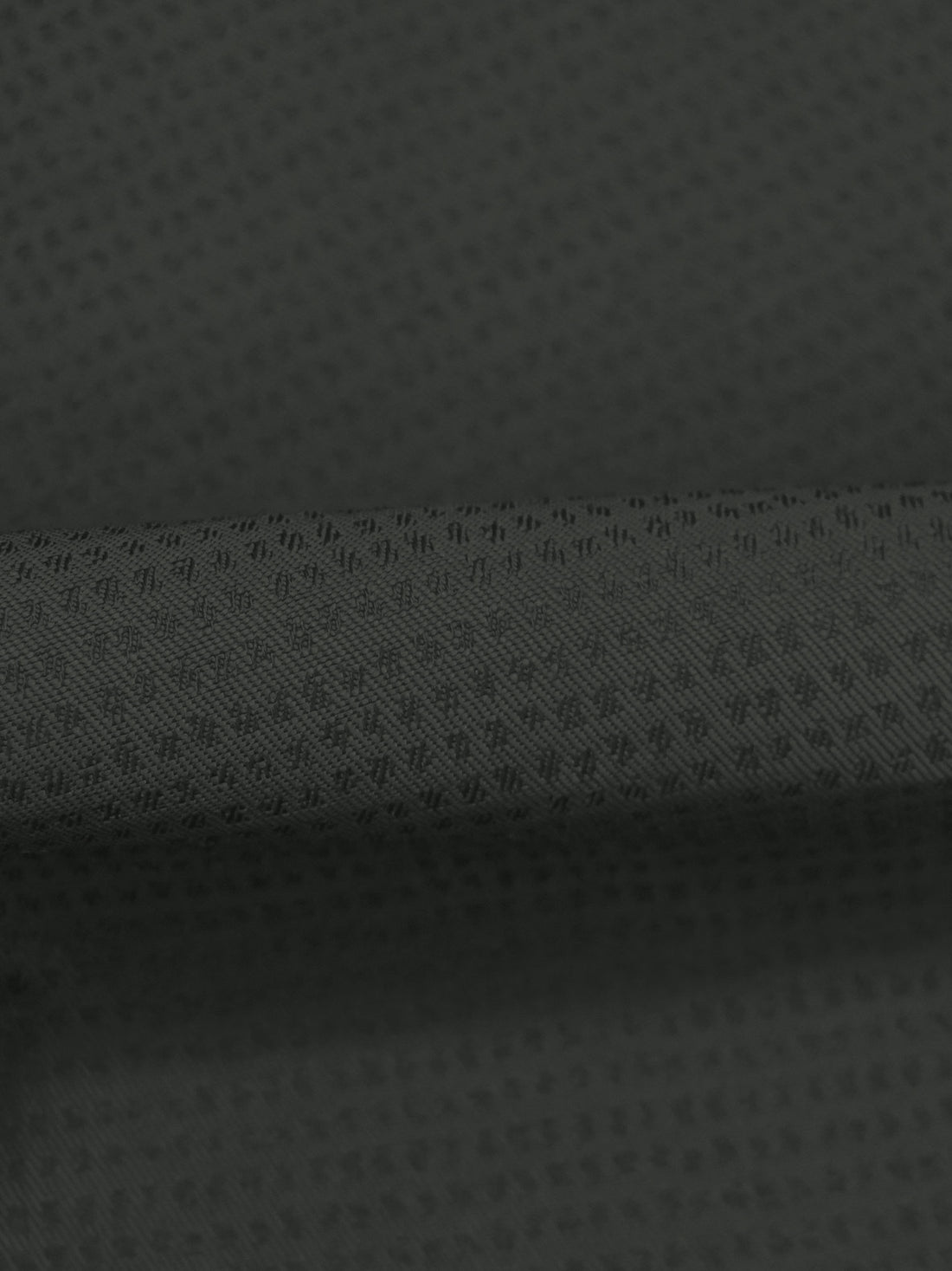 Dark Warm Gray 100% Polyester Dot Jacquard Taffeta 58W