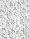 White/Light Gray/Gray 100% Cotton Floral Stem Print Jersey Knit 60W