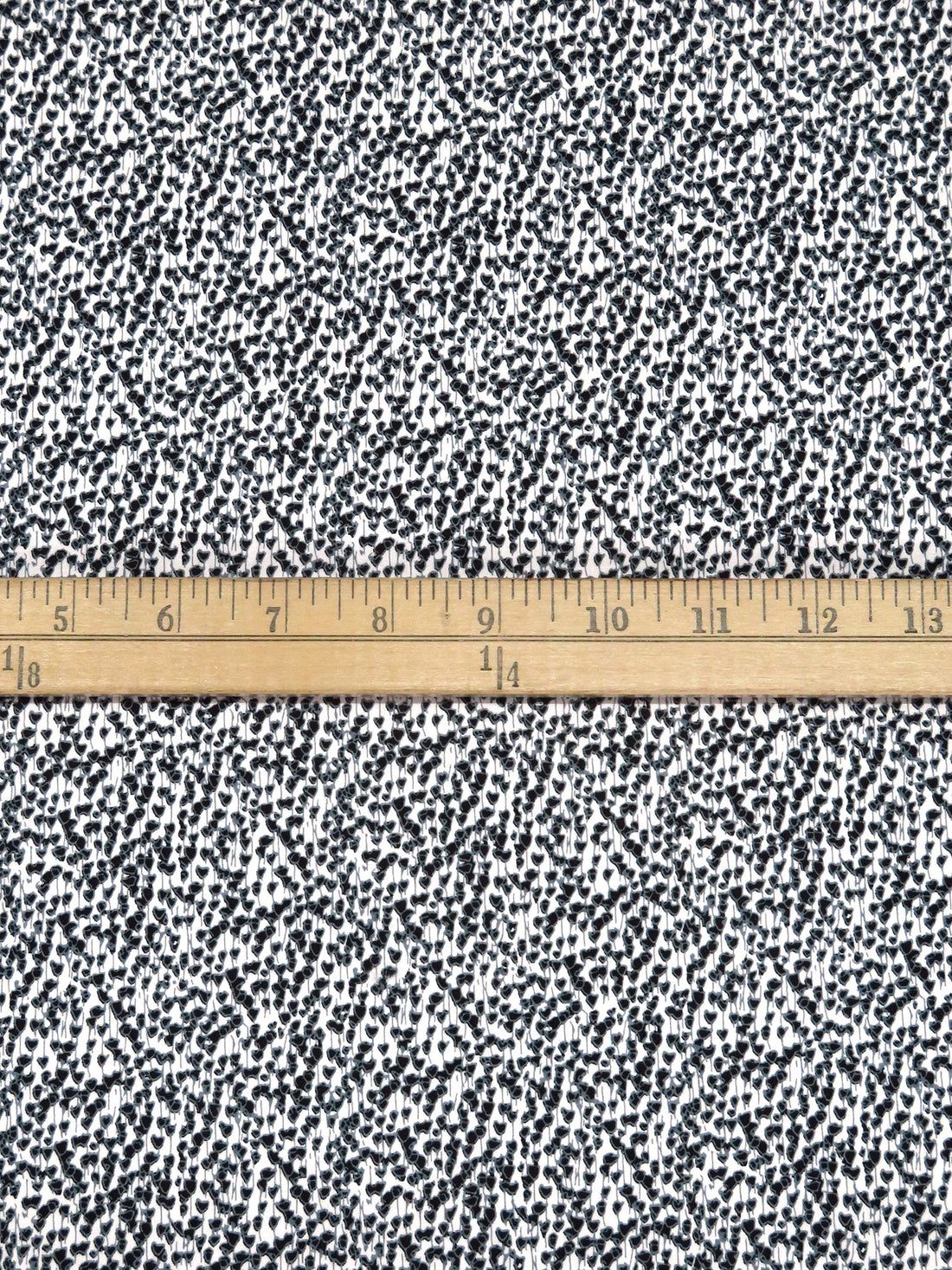 White/Seal Gray/Black 100% Cotton Small Abstract Floral Print Poplin Shirting - Robert Kaufman - 60W