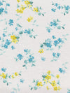 White/Canary/Pacific Sea/Multi 100% Cotton Floral Print Jersey Knit 64W