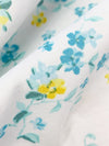 White/Canary/Pacific Sea/Multi 100% Cotton Floral Print Jersey Knit 64W