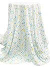 White/Canary/Pacific Sea/Multi 100% Cotton Floral Print Jersey Knit 64W
