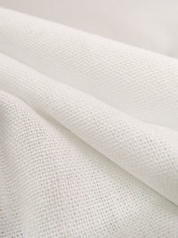 White Organic Linen/Rayon Shirt Weight Woven 54W