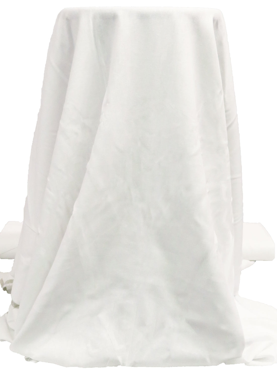 White Organic Linen/Rayon Shirt Weight Woven 54W