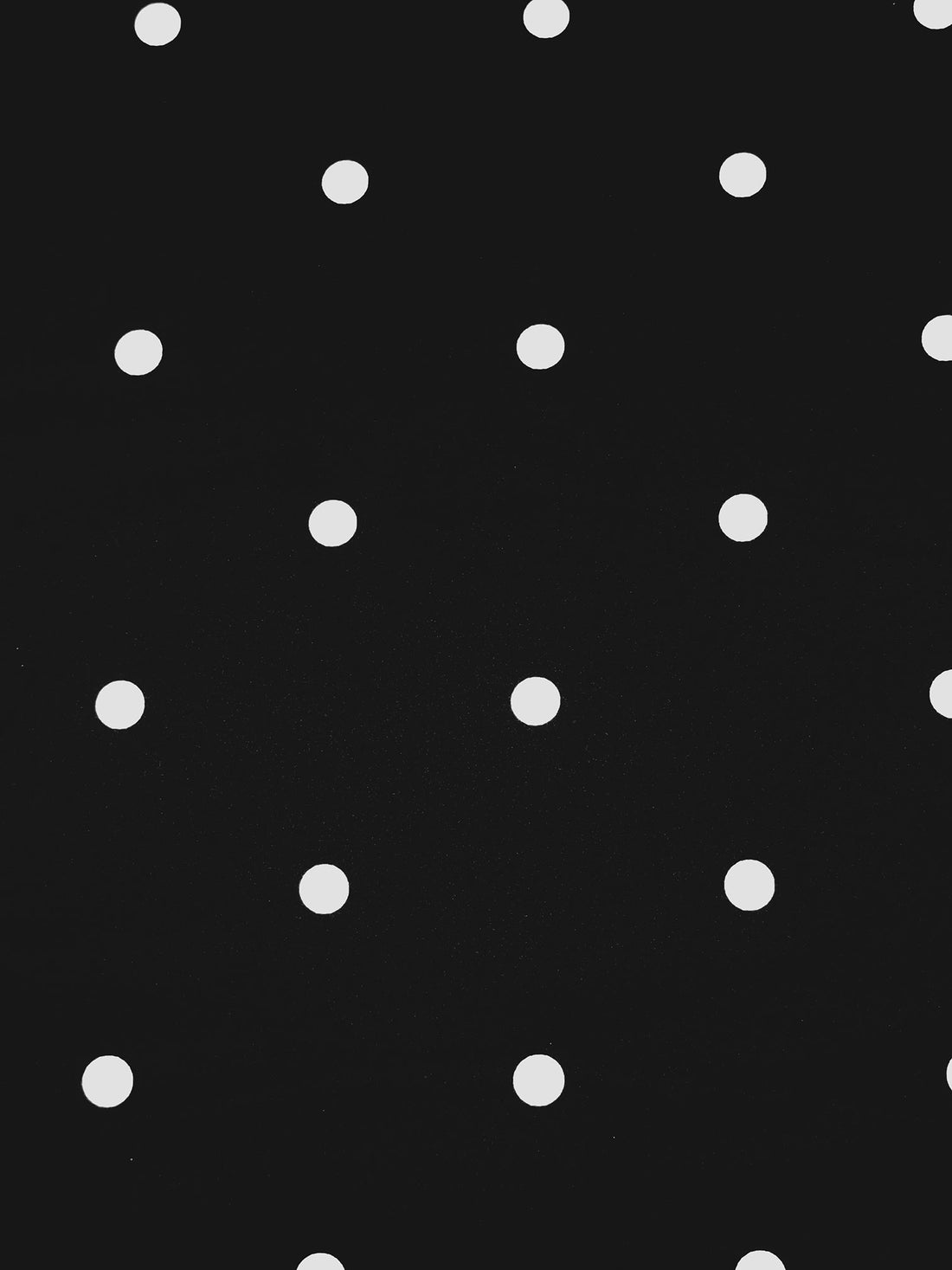 Black/White Polyester/Lycra Polka Dot Print Stretch Charmeuse 57W