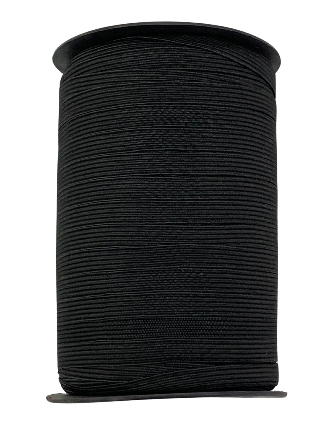 3/8" Wide Black Braided Elastic - Sold By The Spool Only