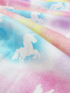 Sky Blue/Lemon/Taffy Pink/Multi 100% Cotton Unicorn Splotches Print Interlock Knit 62W
