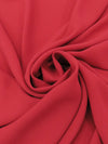 Scarlet Polyester/Lycra Crepe - NY Designer - 56W