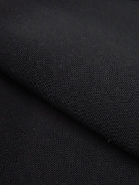 Black Polyester/Lycra Drapey Suiting - NY Designer - 40W