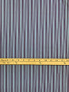 Soft Cornflower/Cabernet/Dark Navy 100% Cotton Vertical Multi-Stripe Shirting 64W