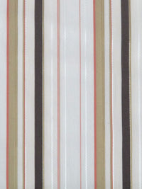 Palest Blush Pink/Dark Cedar Brown/Pearl/Multi Cotton/Lycra Vertical Novelty Stripe Weave Stretch Shirting 44W