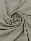 Nickel Gray 100% Polyester Crepe - NY Designer - 58W