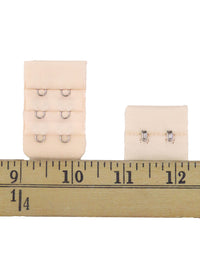 3x2 Pale Nude Bra Hook & Eye Closure Set
