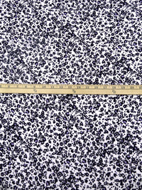 White/Midnight Navy/Wisteria Rayon/Lycra Animal Print Jersey Knit 66W