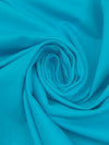 Vivid Caribbean Blue 100% Cotton Denim Twill - NY Designer - 64W