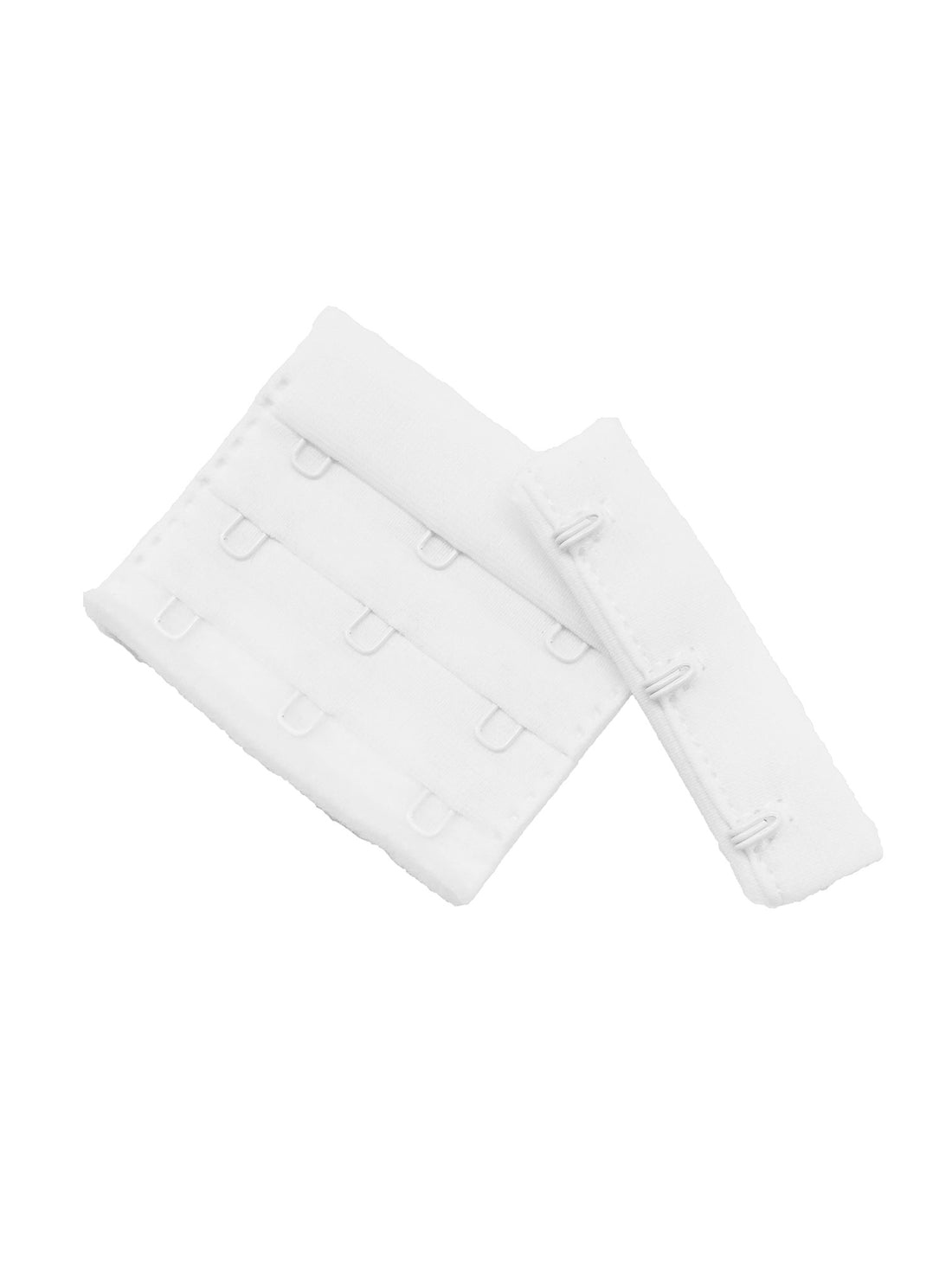 3x3 White Bra Hook & Eye Closure Set