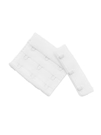 3x3 White Bra Hook & Eye Closure Set