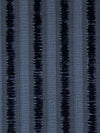 Independence Blue Polyester/Lycra Vertical Ribbon-Look Stripe Stretch Crinkle Velvet Knit 58W