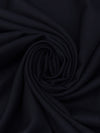 Midnight Navy 100% Wool Diamond Weave Suiting - NY Designer - 62W