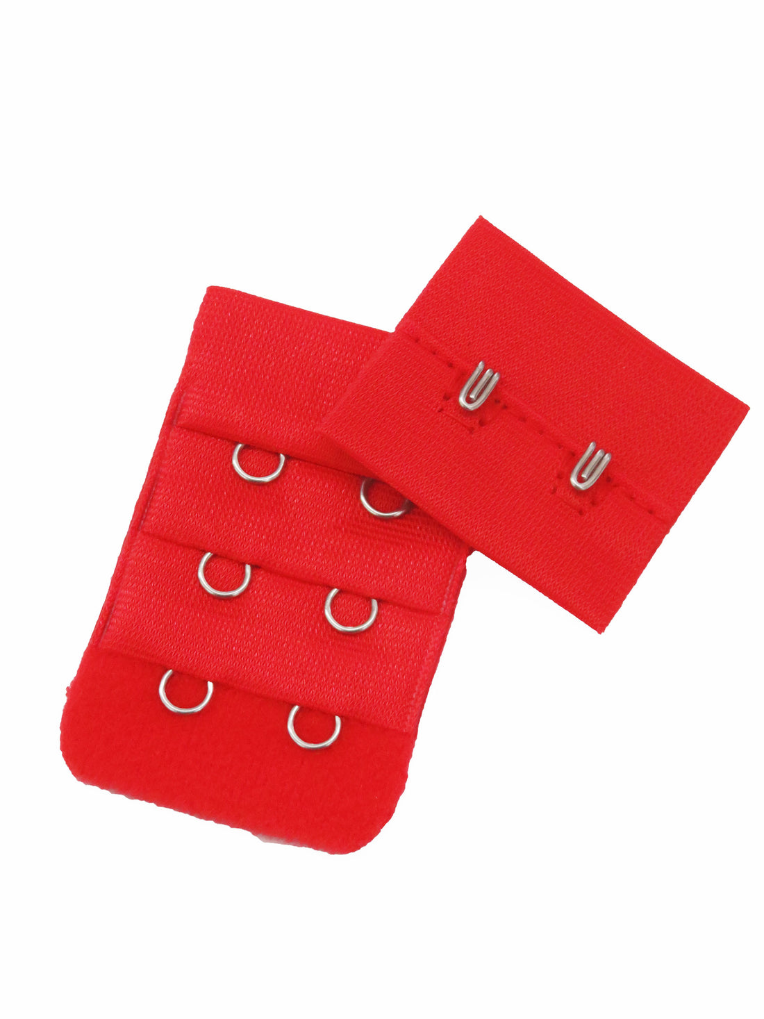 3x2 Fiery Red Bra Hook & Eye Closure Set