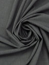 SOLD AS IS ONLY - Heathered Iron Gray Polyester/Rayon/Lycra Stretch Suiting - NY Designer - 39W