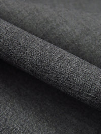 SOLD AS IS ONLY - Heathered Iron Gray Polyester/Rayon/Lycra Stretch Suiting - NY Designer - 39W