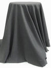 SOLD AS IS ONLY - Heathered Iron Gray Polyester/Rayon/Lycra Stretch Suiting - NY Designer - 39W