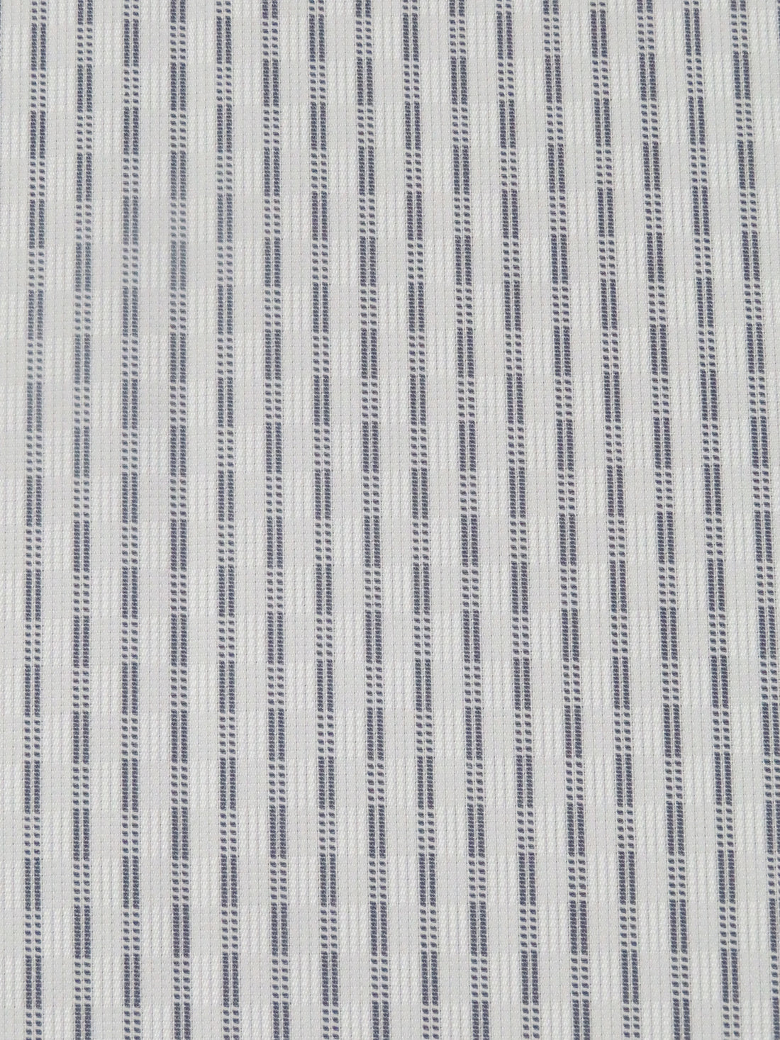 White/Dark Lavender Gray 100% Cotton Vertical Stripe Novelty Weave Shirting 58W