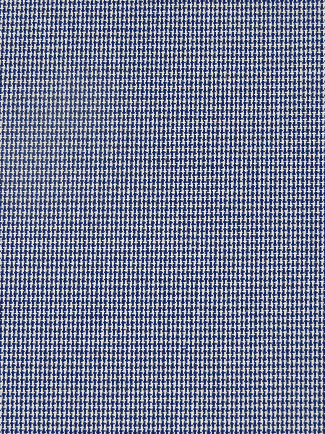 Cetacean Blue/Off-White 100% Cotton Micro Check Weave Shirting 58W