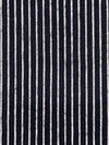 Dark Navy/White Polyester/Rayon/Lycra Vertical Stripe Double Knit - Imported From Italy - 60W