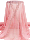 Peach Burst Pink Nylon/Lycra Mesh Knit 54W
